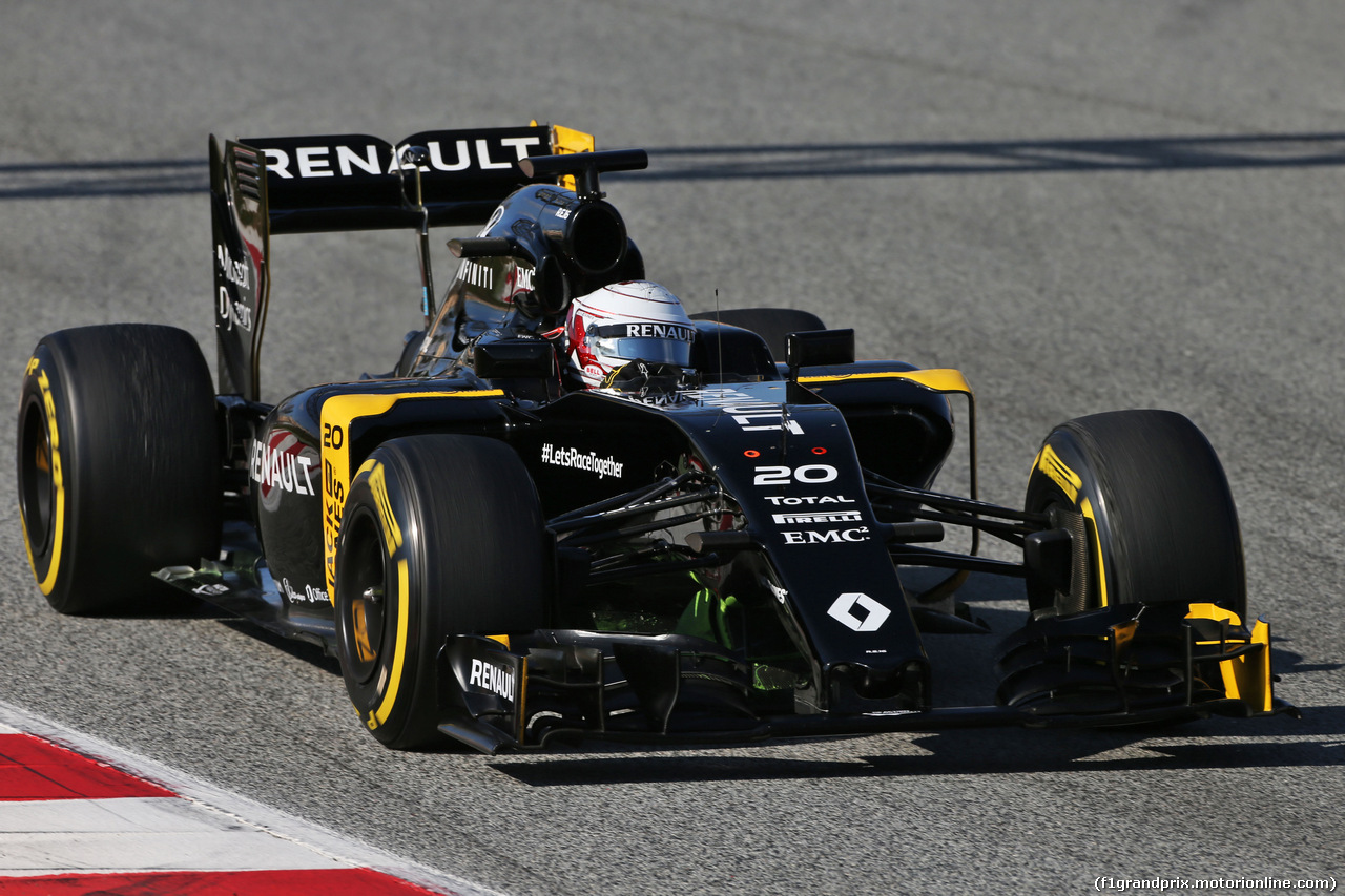 TEST F1 BARCELLONA 25 FEBBRAIO, Kevin Magnussen (DEN) Renault Sport F1 Team RS16.
25.02.2016.