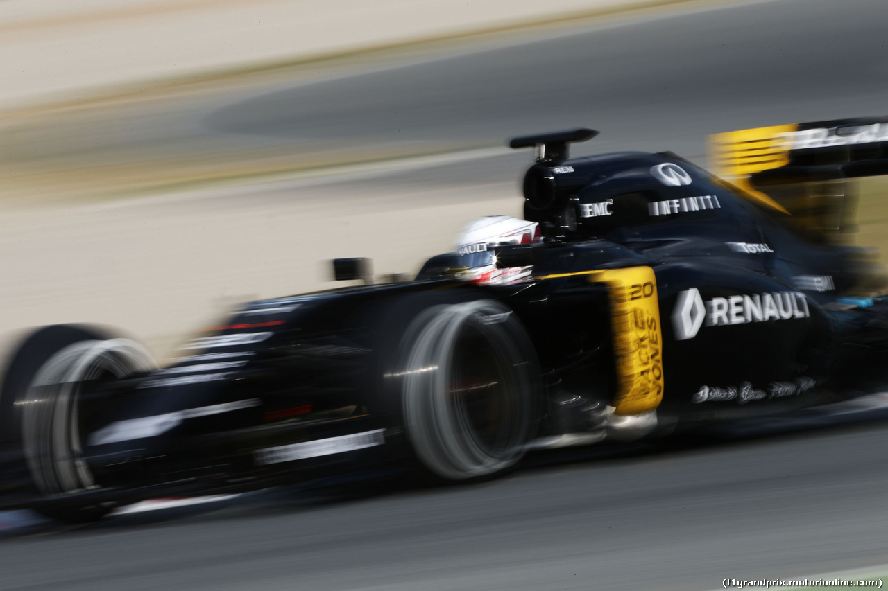 TEST F1 BARCELLONA 25 FEBBRAIO, Kevin Magnussen (DEN) Renault Sport F1 Team RS16.
25.02.2016.