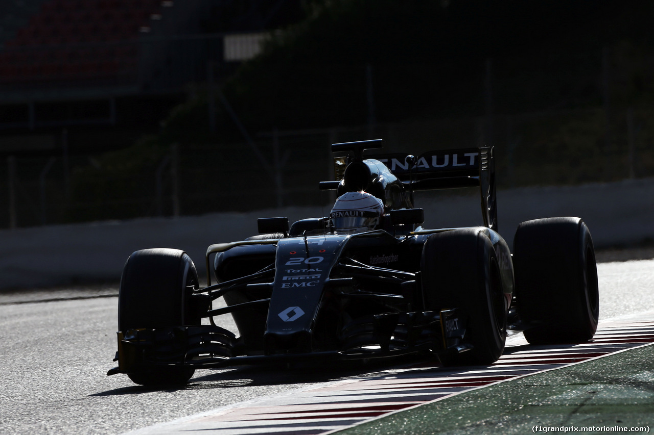 TEST F1 BARCELLONA 25 FEBBRAIO, Kevin Magnussen (DEN) Renault Sport F1 Team RS16.
25.02.2016.