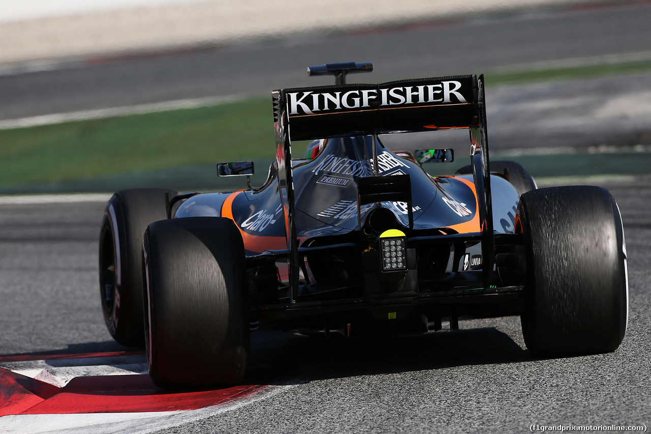 TEST F1 BARCELLONA 25 FEBBRAIO, Alfonso Celis Jr (MEX) Sahara Force India F1 VJM09 Development Driver.
25.02.2016.