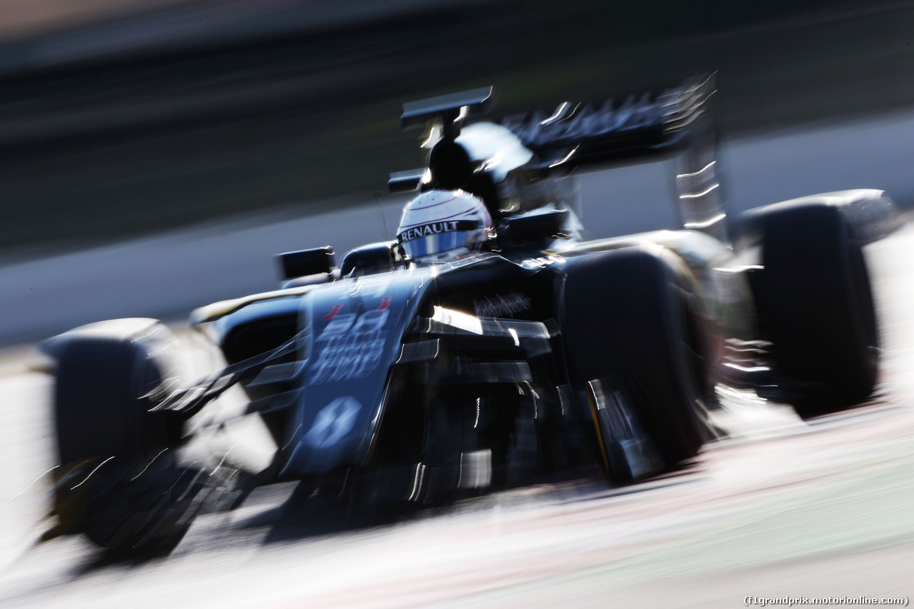TEST F1 BARCELLONA 25 FEBBRAIO, Kevin Magnussen (DEN) Renault Sport F1 Team RS16.
25.02.2016.