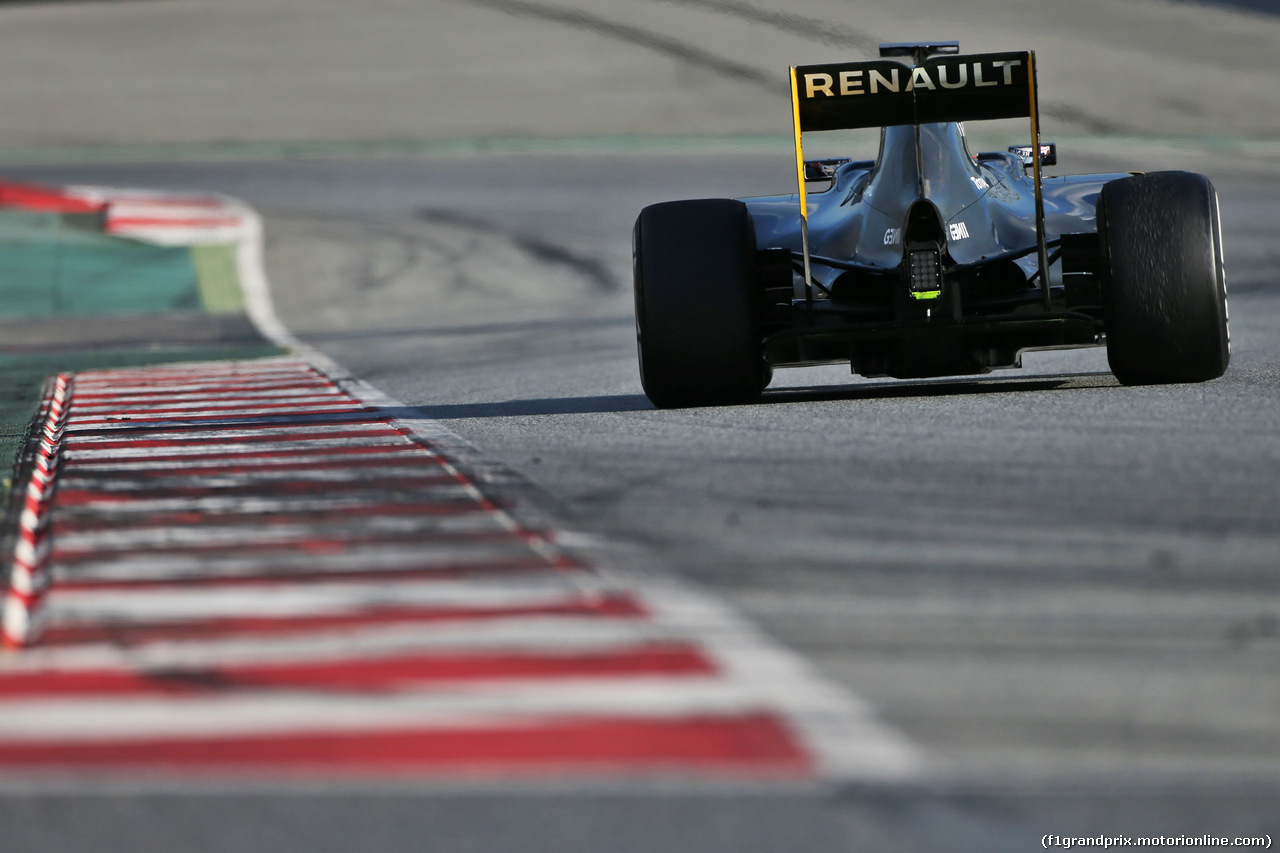 TEST F1 BARCELLONA 25 FEBBRAIO, Kevin Magnussen (DEN) Renault Sport F1 Team RS16.
25.02.2016.