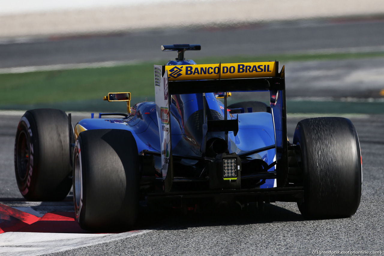 TEST F1 BARCELLONA 25 FEBBRAIO, Felipe Nasr (BRA) Sauber C34.
25.02.2016.