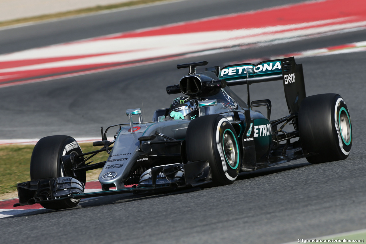 TEST F1 BARCELLONA 25 FEBBRAIO, Nico Rosberg (GER) Mercedes AMG F1 W07 Hybrid.
25.02.2016.