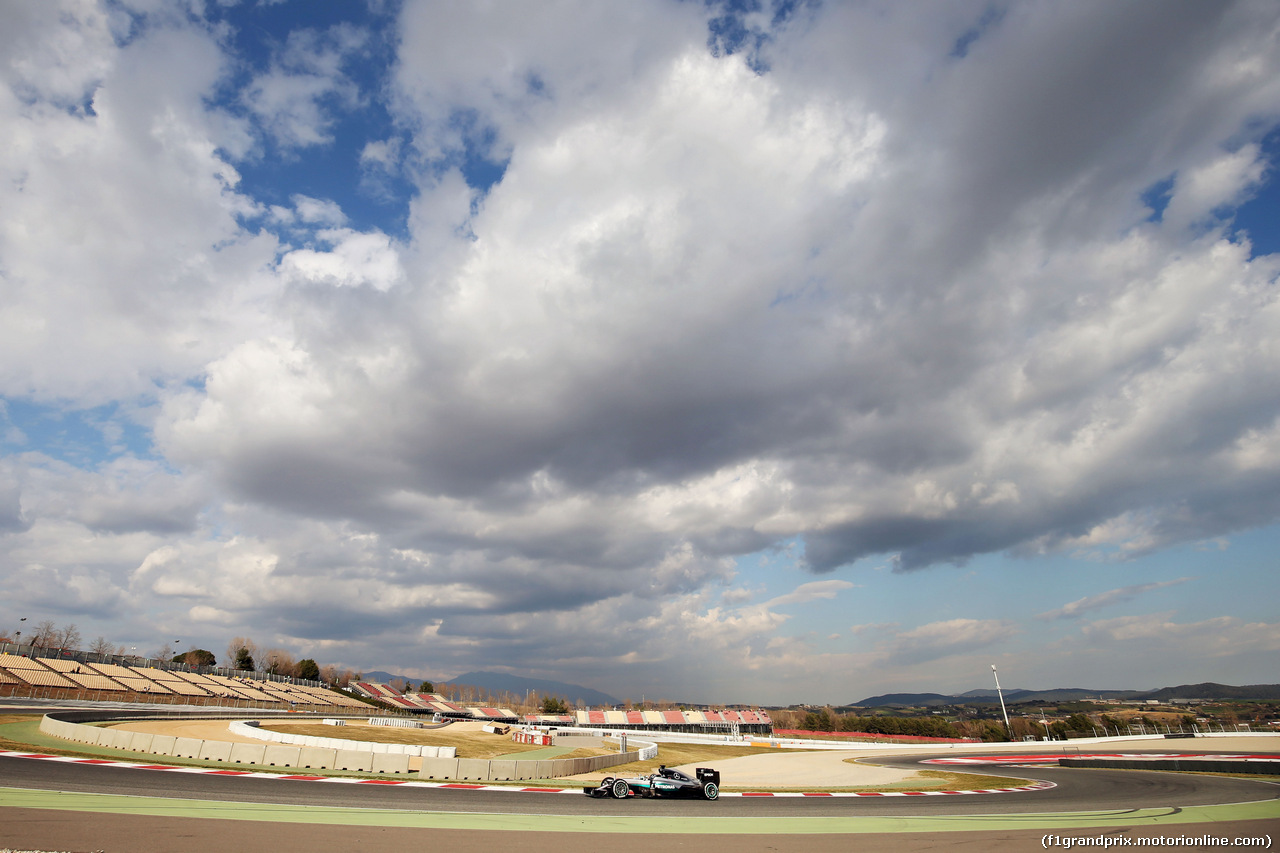 TEST F1 BARCELLONA 25 FEBBRAIO, Nico Rosberg (GER) Mercedes AMG F1 W07 Hybrid.
25.02.2016.