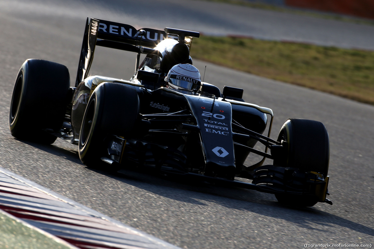 TEST F1 BARCELLONA 25 FEBBRAIO, Kevin Magnussen (DEN), Renault Sport F1 Team 
25.02.2016.