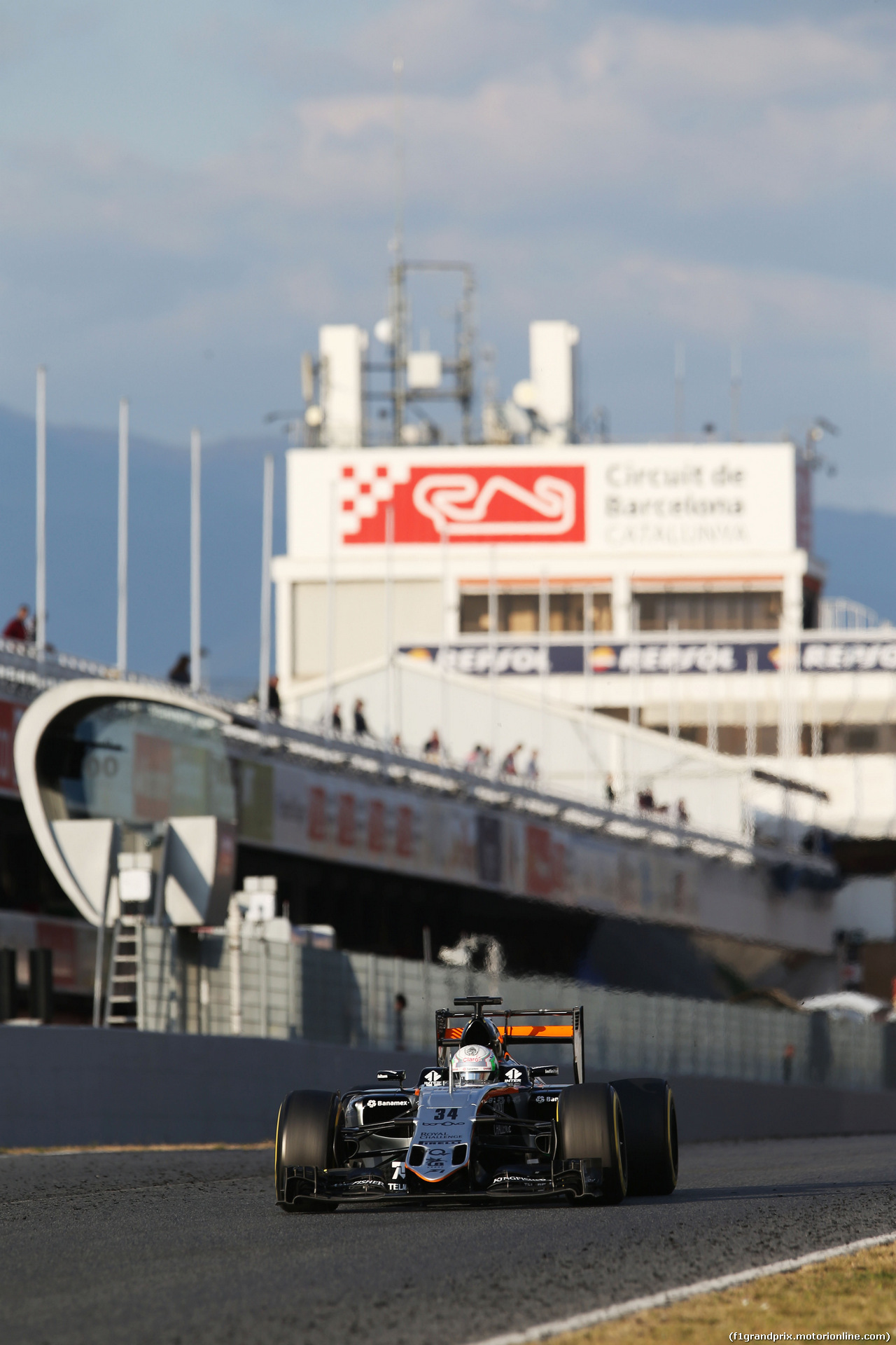 TEST F1 BARCELLONA 25 FEBBRAIO, Alfonso Celis Jr (MEX) Sahara Force India F1 VJM09 Development Driver.
25.02.2016.