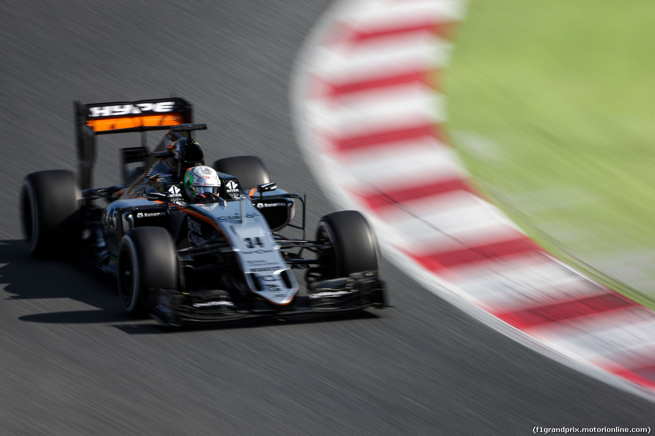 TEST F1 BARCELLONA 25 FEBBRAIO, Alfonso Celis Jr (MEX) Sahara Force India F1 VJM09 Development Driver.
25.02.2016.