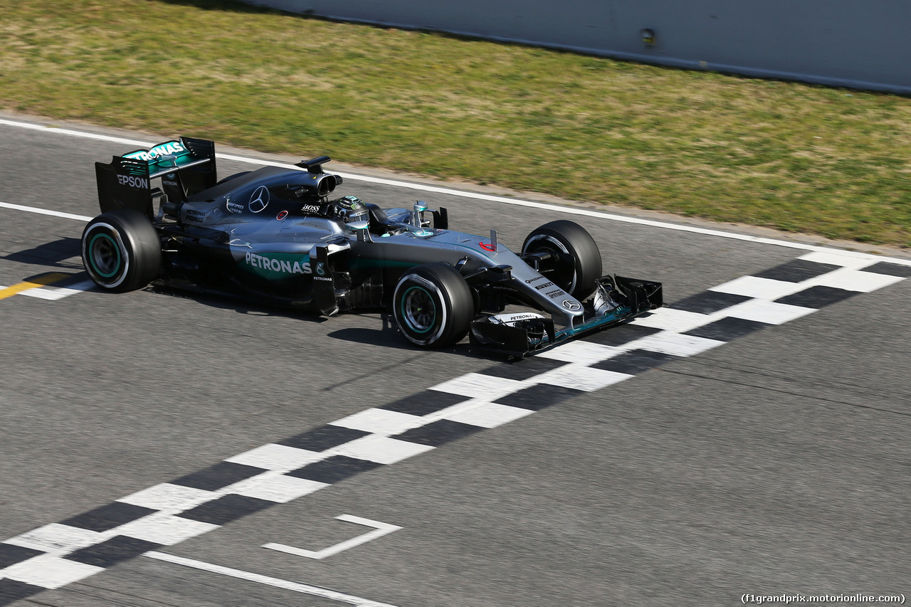 TEST F1 BARCELLONA 25 FEBBRAIO, Nico Rosberg (GER) Mercedes AMG F1 W07 Hybrid.
25.02.2016.