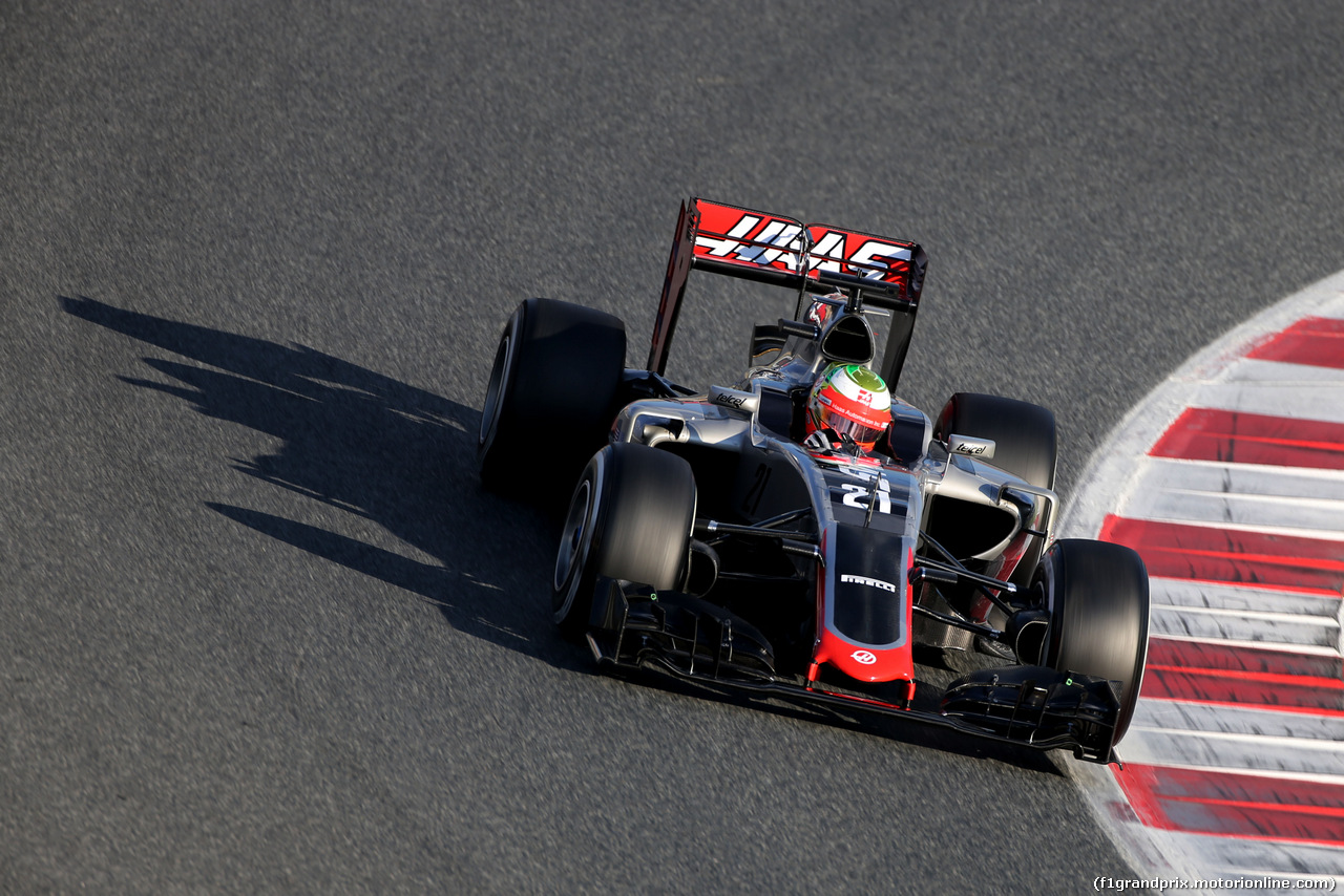 TEST F1 BARCELLONA 25 FEBBRAIO, Esteban Gutierrez (MEX), Haas F1 Team 
25.02.2016.