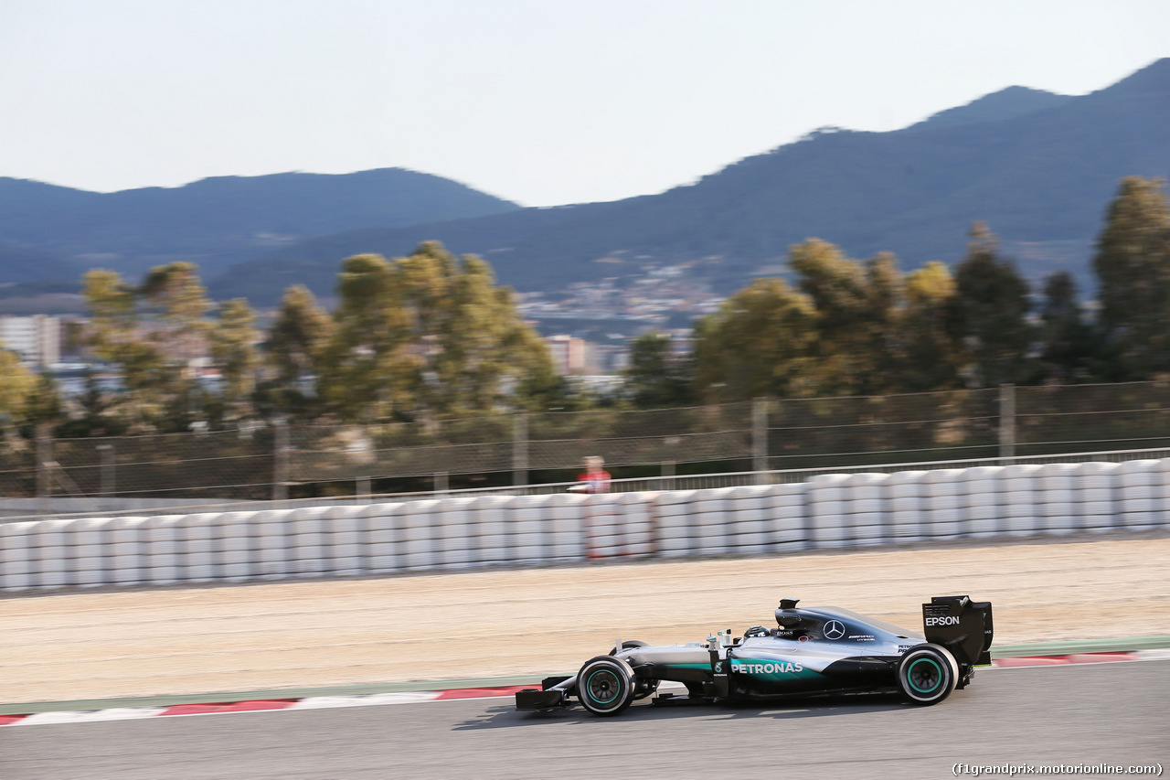 TEST F1 BARCELLONA 25 FEBBRAIO, Nico Rosberg (GER) Mercedes AMG F1 W07 Hybrid.
25.02.2016.