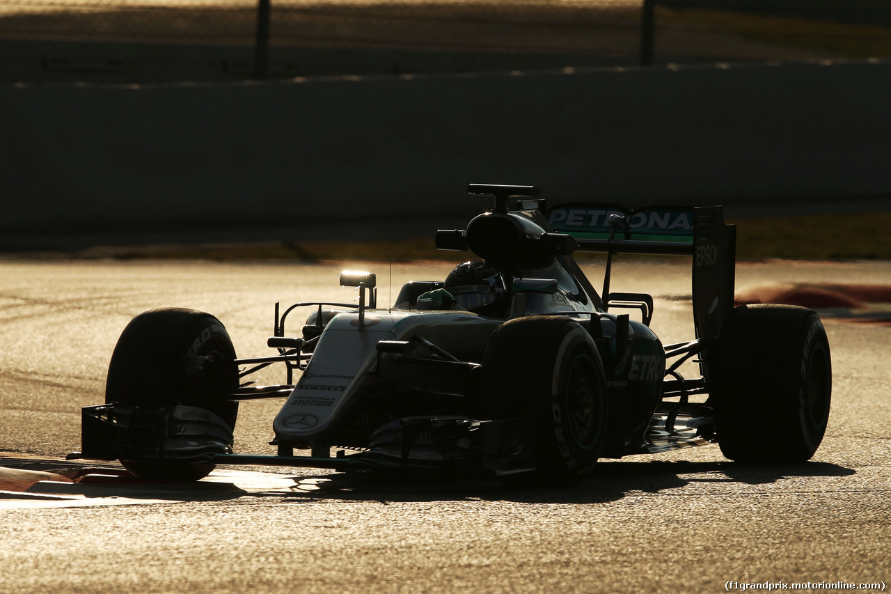 TEST F1 BARCELLONA 25 FEBBRAIO, Nico Rosberg (GER) Mercedes AMG F1 W07 Hybrid.
25.02.2016.