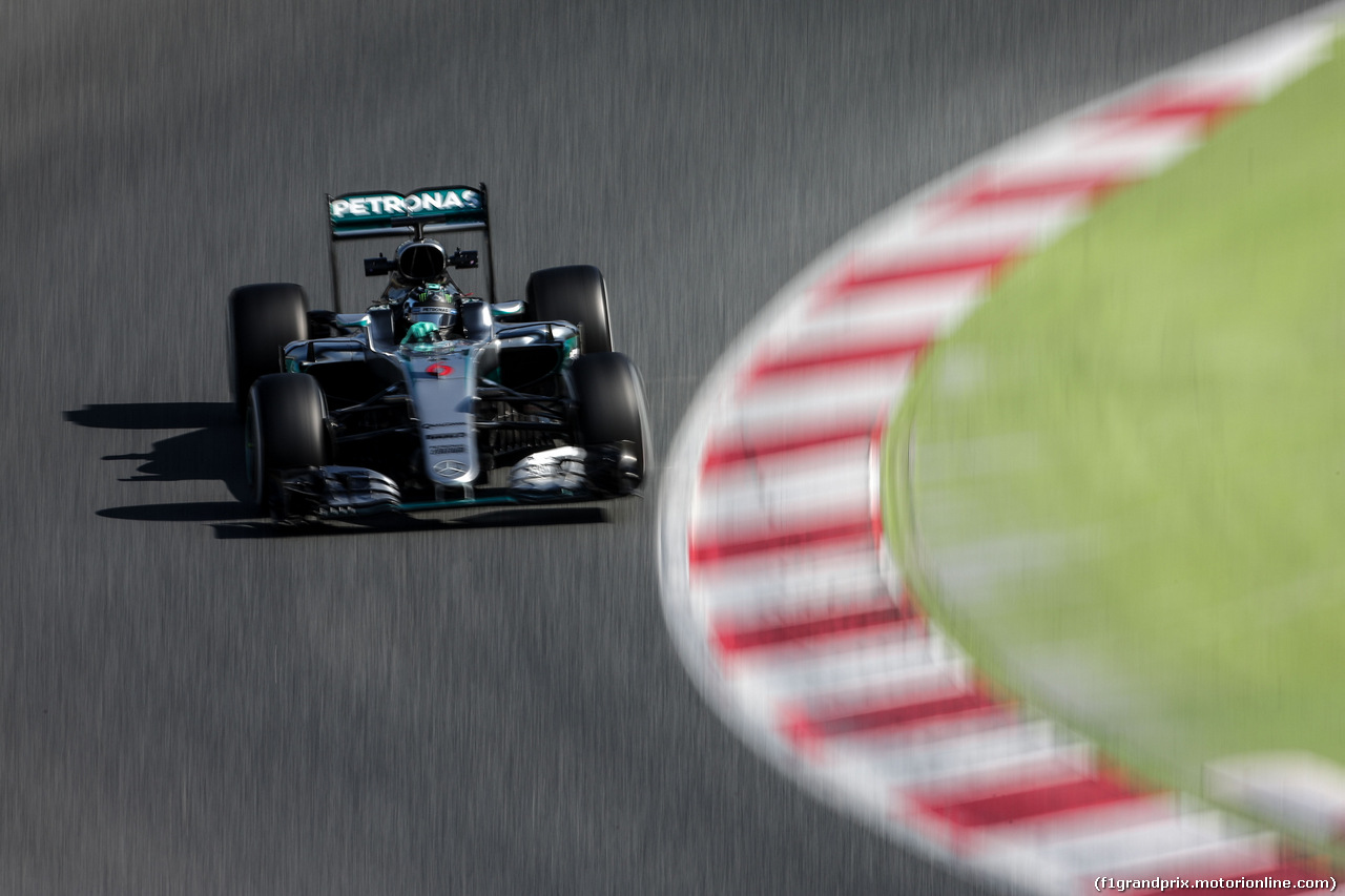 TEST F1 BARCELLONA 25 FEBBRAIO, Nico Rosberg (GER) Mercedes AMG F1 W07 Hybrid.
25.02.2016.