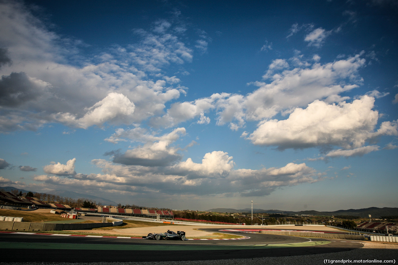 TEST F1 BARCELLONA 25 FEBBRAIO, Nico Rosberg (GER) Mercedes AMG F1 W07 Hybrid.
25.02.2016.