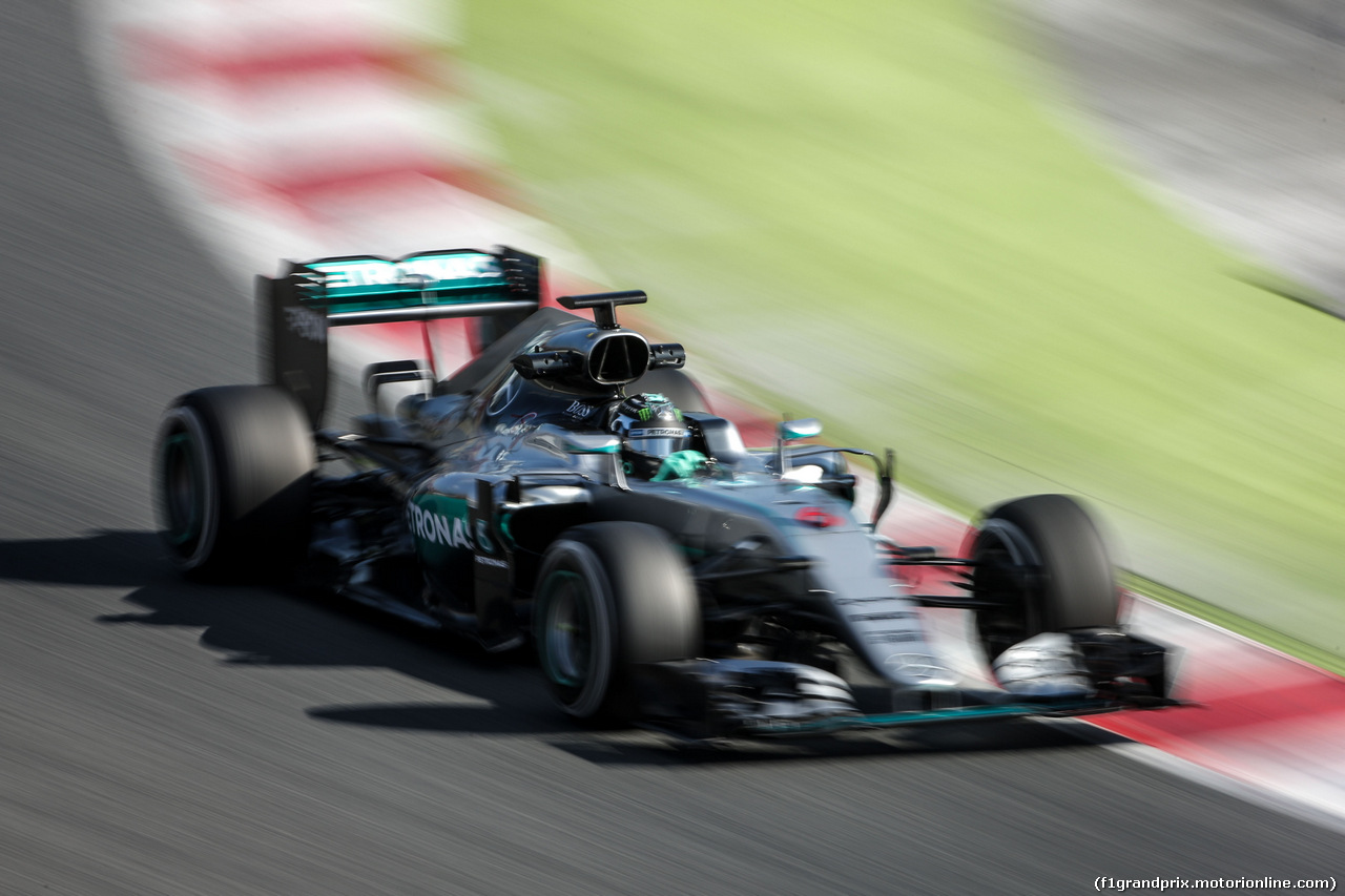 TEST F1 BARCELLONA 25 FEBBRAIO, Nico Rosberg (GER) Mercedes AMG F1 W07 Hybrid.
25.02.2016.