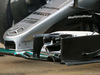 TEST F1 BARCELLONA 25 FEBBRAIO, Lewis Hamilton (GBR) Mercedes AMG F1 W07 Hybrid - front wing detail.
25.02.2016.