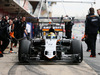 TEST F1 BARCELLONA 2 MARZO, Sergio Perez (MEX) Sahara Force India F1 VJM09 in the pits.
02.03.2016.