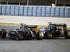 TEST F1 BARCELLONA 2 MARZO, (L to R): Kevin Magnussen (DEN) Renault Sport F1 Team RS16 e Sergio Perez (MEX) Sahara Force India F1 VJM09.
02.03.2016.