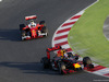 TEST F1 BARCELLONA 2 MARZO, Daniel Ricciardo (AUS) Red Bull Racing RB12 davanti a Sebastian Vettel (GER) Ferrari SF16-H.
02.03.2016.