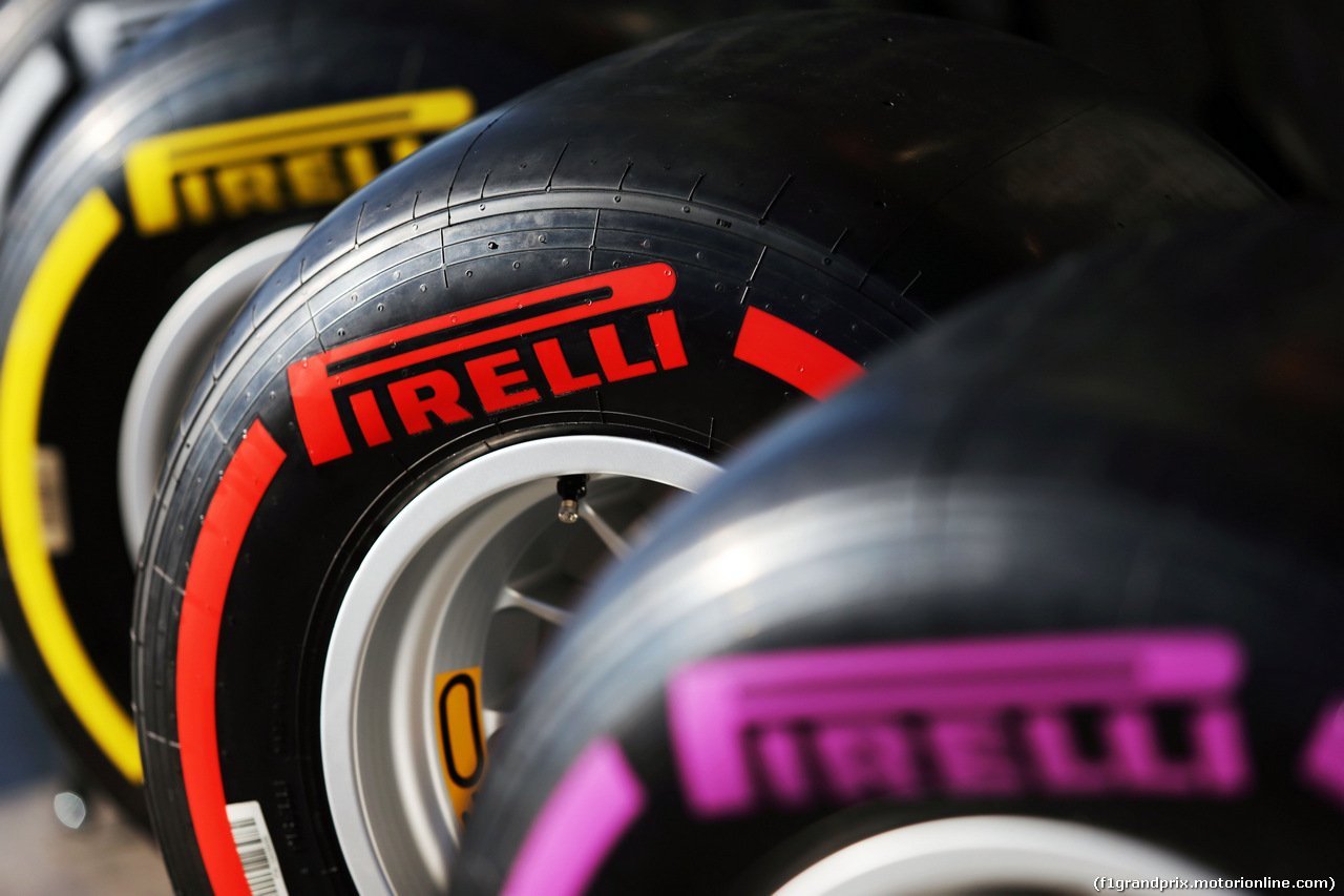 TEST F1 BARCELLONA 2 MARZO, Pirelli tyres.
02.03.2016.