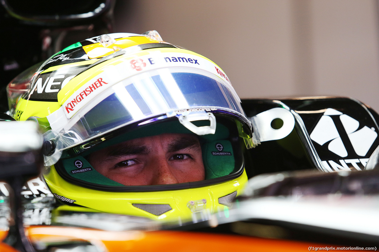 TEST F1 BARCELLONA 2 MARZO, Sergio Perez (MEX) Sahara Force India F1 VJM09.
02.03.2016.