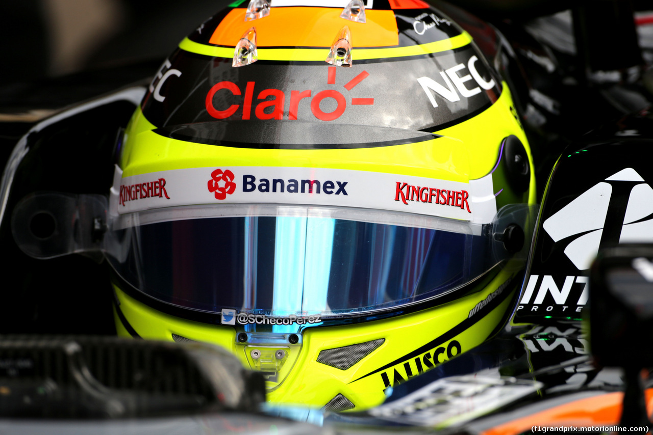 TEST F1 BARCELLONA 2 MARZO, Sergio Perez (MEX), Sahara Force India 
02.03.2016.