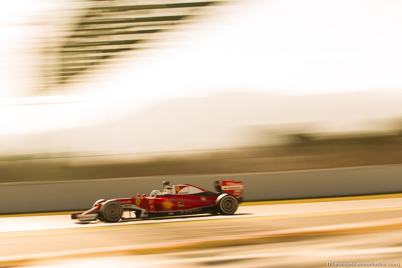 TEST F1 BARCELLONA 2 MARZO, Sebastian Vettel (GER) Ferrari SF16-H.
02.03.2016.
