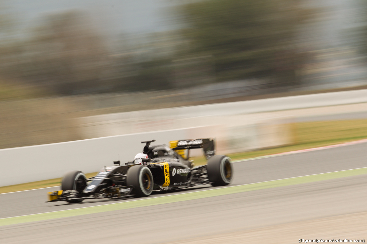 TEST F1 BARCELLONA 2 MARZO, Kevin Magnussen (DEN) Renault Sport F1 Team RS16.
02.03.2016.