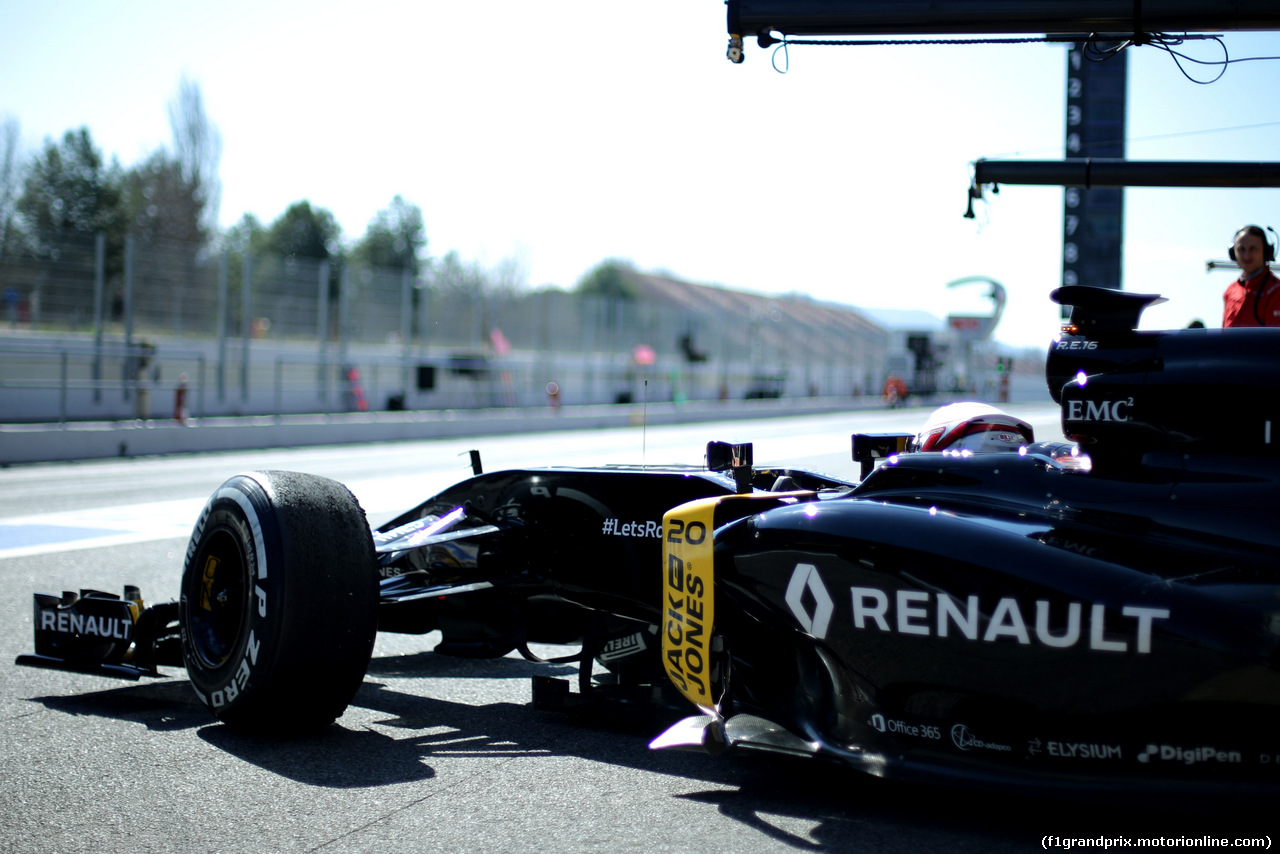 TEST F1 BARCELLONA 2 MARZO, Kevin Magnussen (DEN), Renault Sport F1 Team 
02.03.2016.