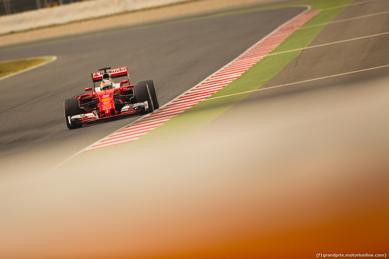TEST F1 BARCELLONA 2 MARZO, Sebastian Vettel (GER) Ferrari SF16-H.
02.03.2016.