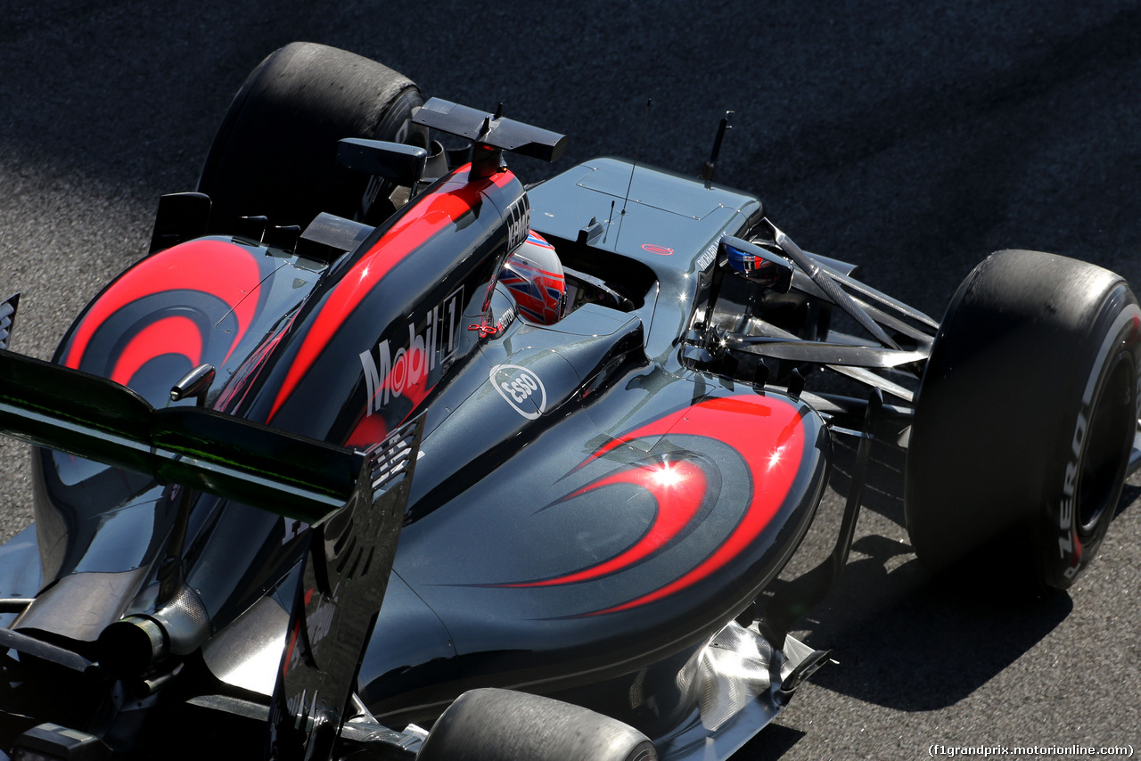 TEST F1 BARCELLONA 2 MARZO, Jenson Button (GBR), McLaren Honda 
02.03.2016.