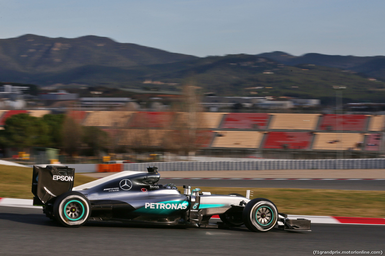 TEST F1 BARCELLONA 2 MARZO, Nico Rosberg (GER) Mercedes AMG F1 W07 Hybrid.
02.03.2016. F