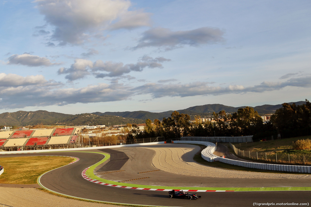 TEST F1 BARCELLONA 2 MARZO, Jenson Button (GBR) McLaren MP4-31.
02.03.2016.