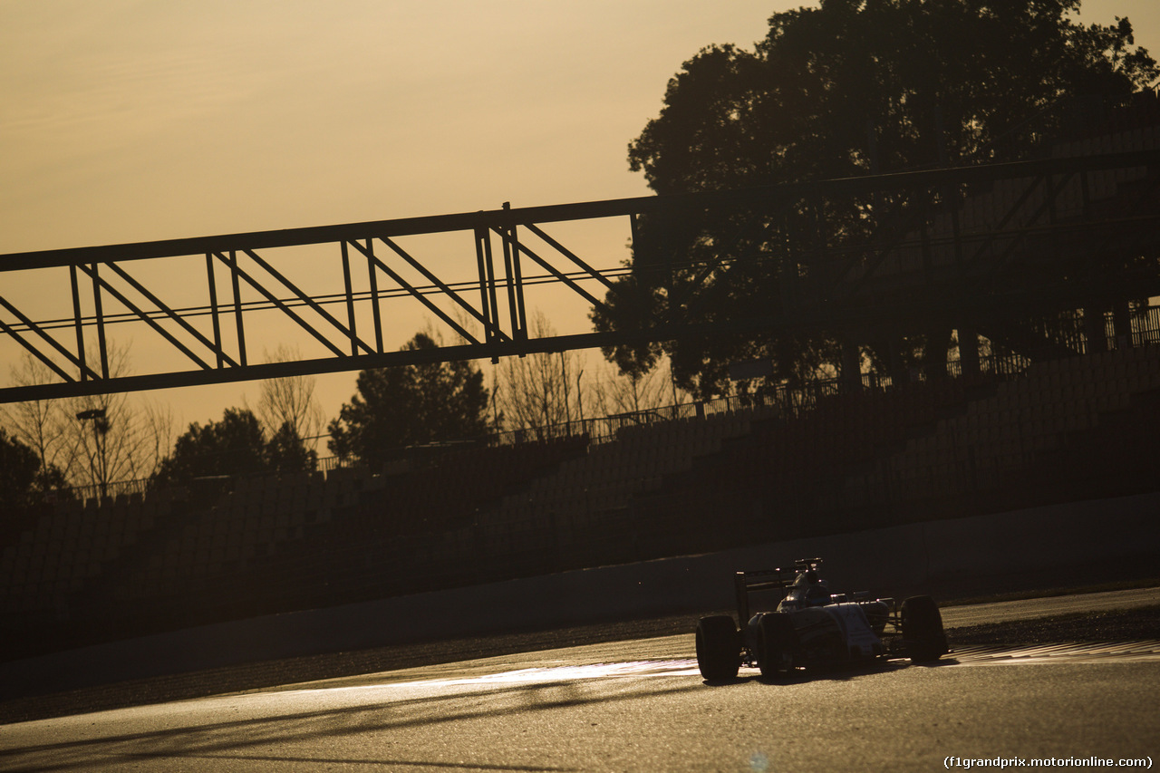 TEST F1 BARCELLONA 2 MARZO, Valtteri Bottas (FIN) Williams FW38.
02.03.2016.