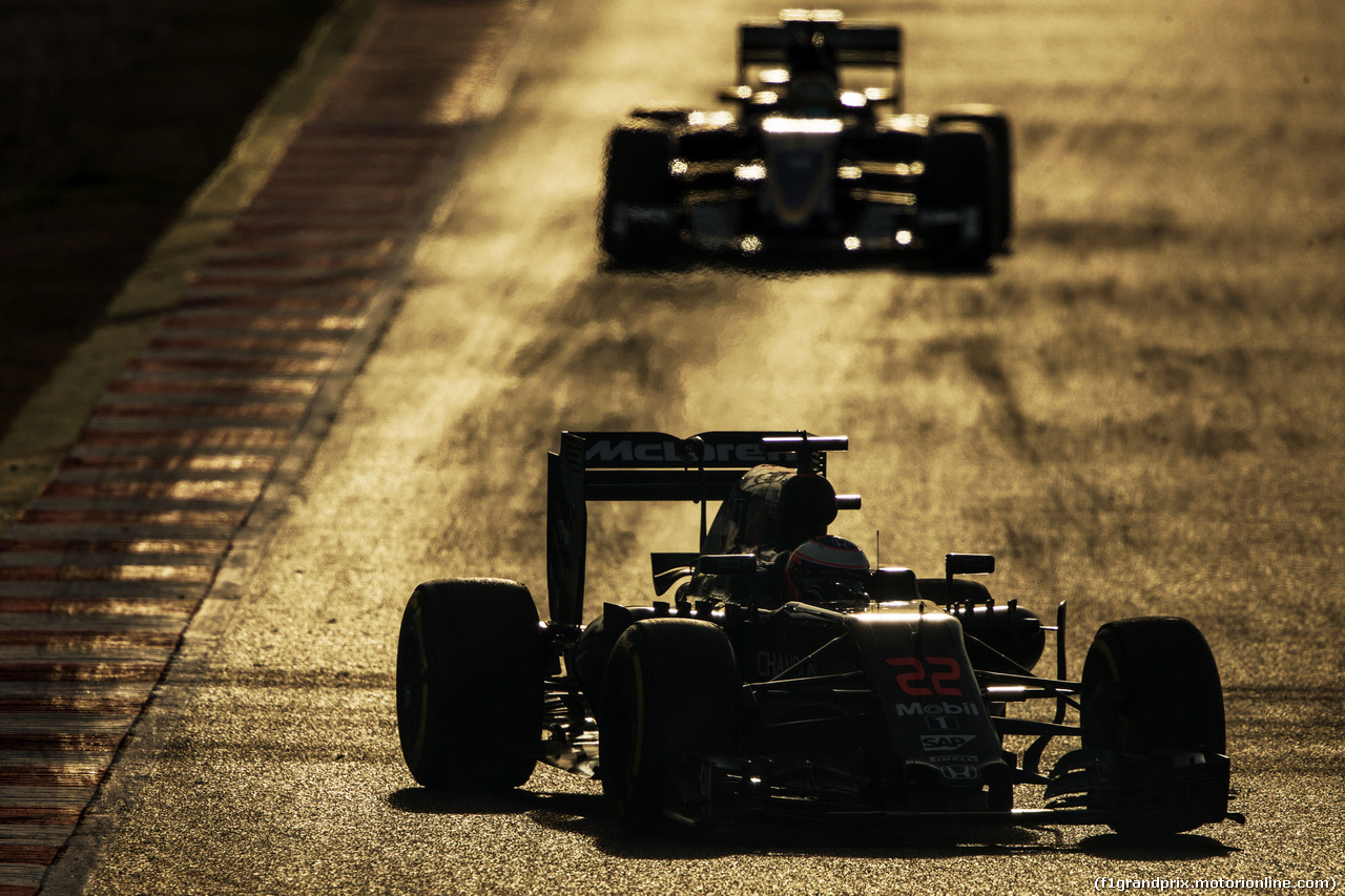 TEST F1 BARCELLONA 2 MARZO, Jenson Button (GBR) McLaren MP4-31.
02.03.2016.