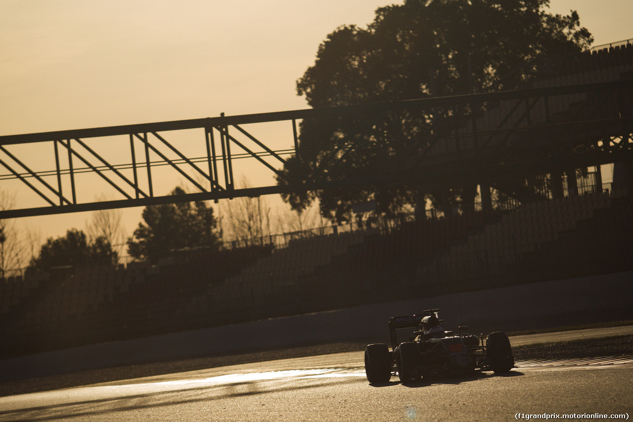 TEST F1 BARCELLONA 2 MARZO, Jenson Button (GBR) McLaren MP4-31.
02.03.2016.