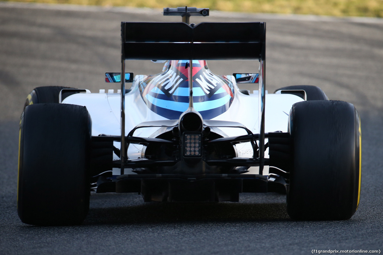 TEST F1 BARCELLONA 2 MARZO, Valtteri Bottas (FIN) Williams Martini Racing FW38.
02.03.2016.