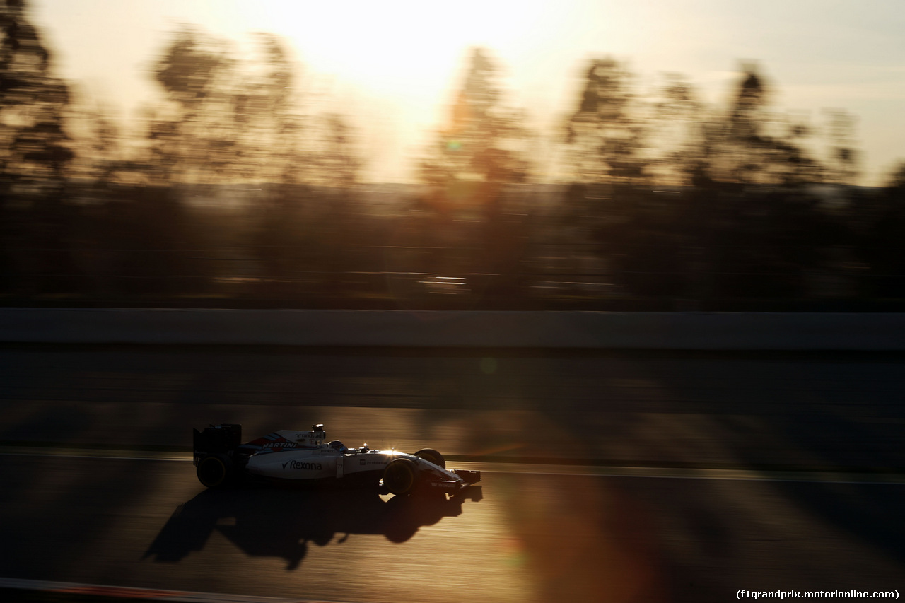 TEST F1 BARCELLONA 2 MARZO, Valtteri Bottas (FIN) Williams FW38.
02.03.2016.