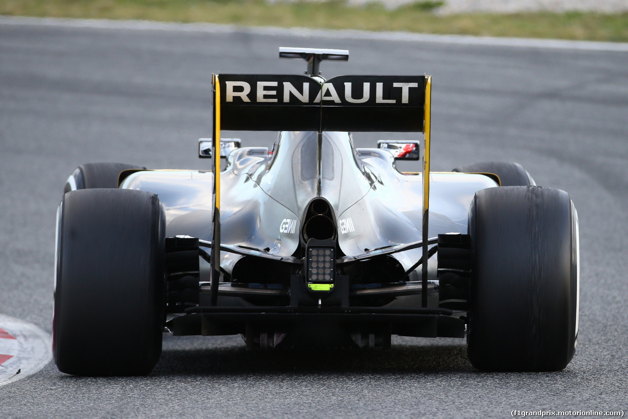 TEST F1 BARCELLONA 2 MARZO, Kevin Magnussen (DEN) Renault Sport F1 Team RE16.
02.03.2016.