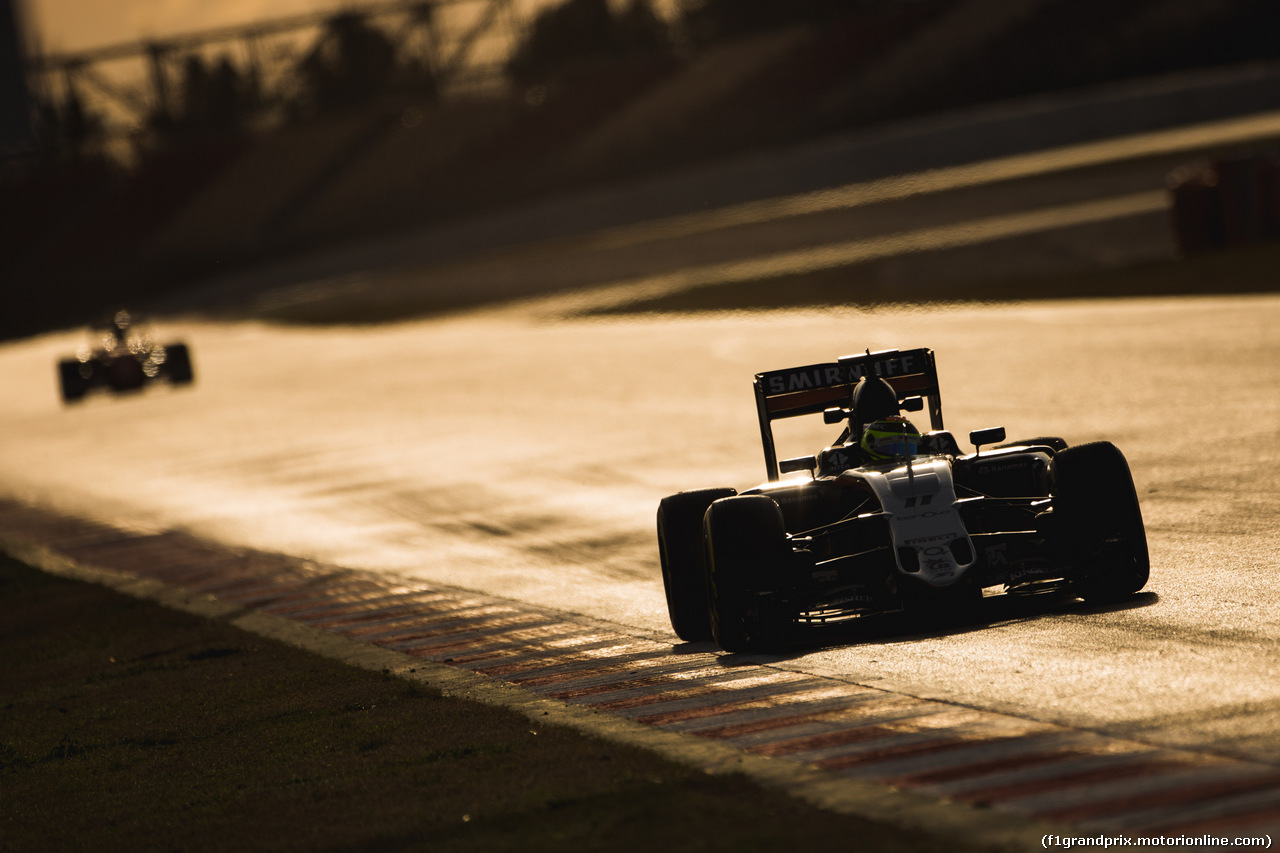 TEST F1 BARCELLONA 2 MARZO, Sergio Perez (MEX) Sahara Force India F1 VJM09.
02.03.2016.