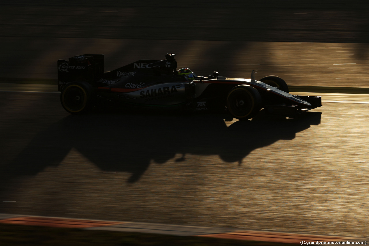 TEST F1 BARCELLONA 2 MARZO, Sergio Perez (MEX) Sahara Force India F1 VJM09.
02.03.2016.