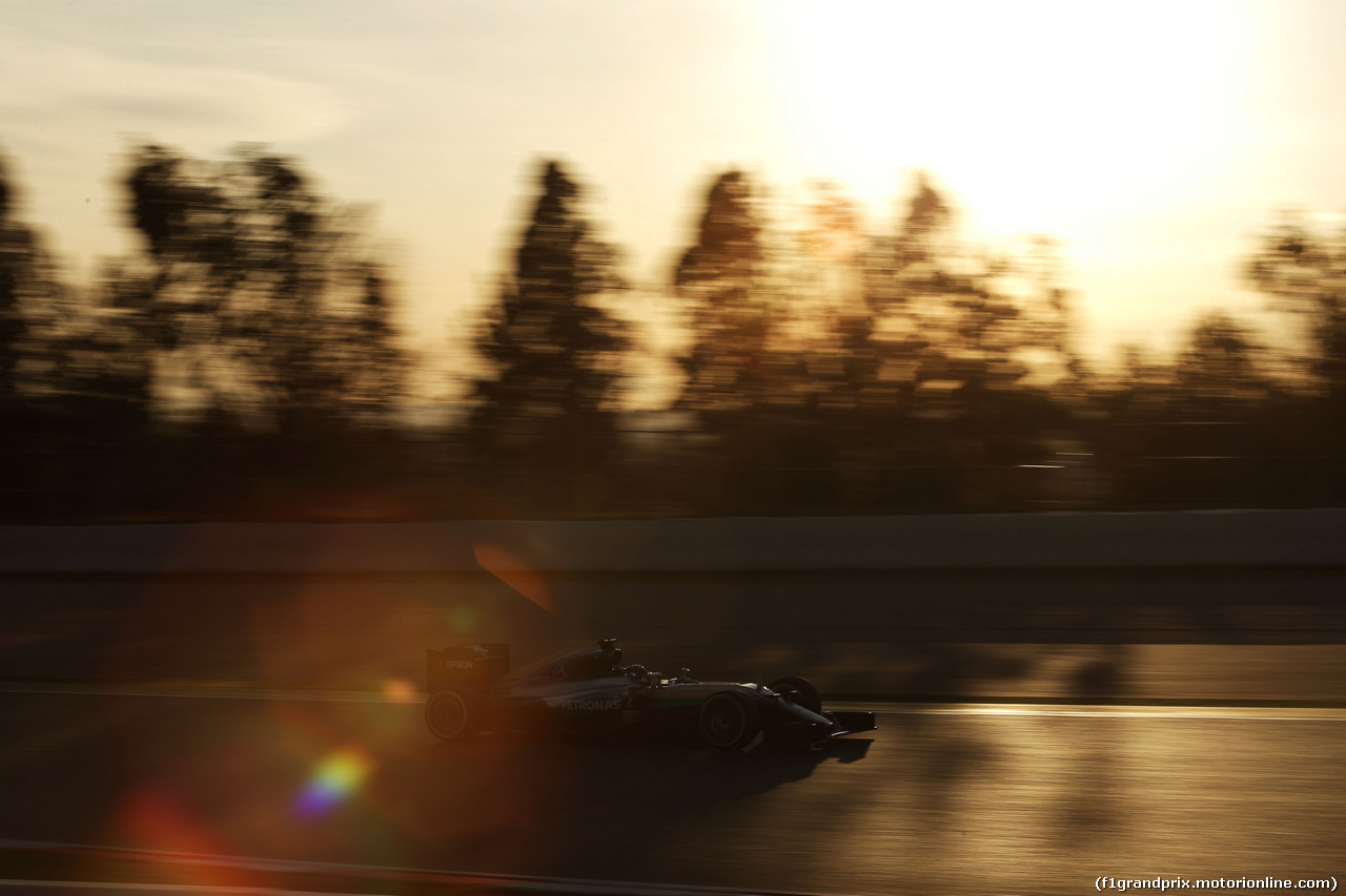 TEST F1 BARCELLONA 2 MARZO, Nico Rosberg (GER) Mercedes AMG F1 W07 Hybrid.
02.03.2016.