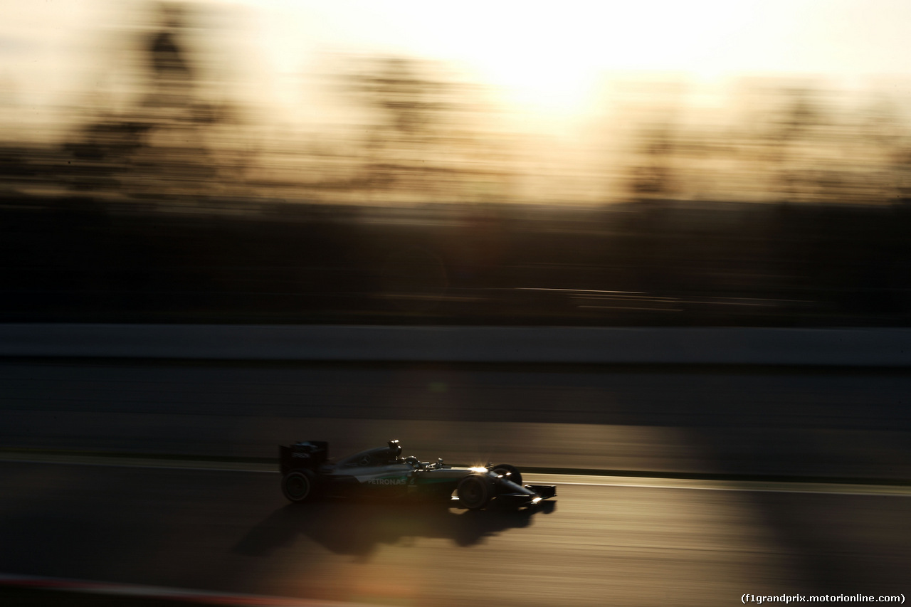 TEST F1 BARCELLONA 2 MARZO, Nico Rosberg (GER) Mercedes AMG F1 W07 Hybrid.
02.03.2016.