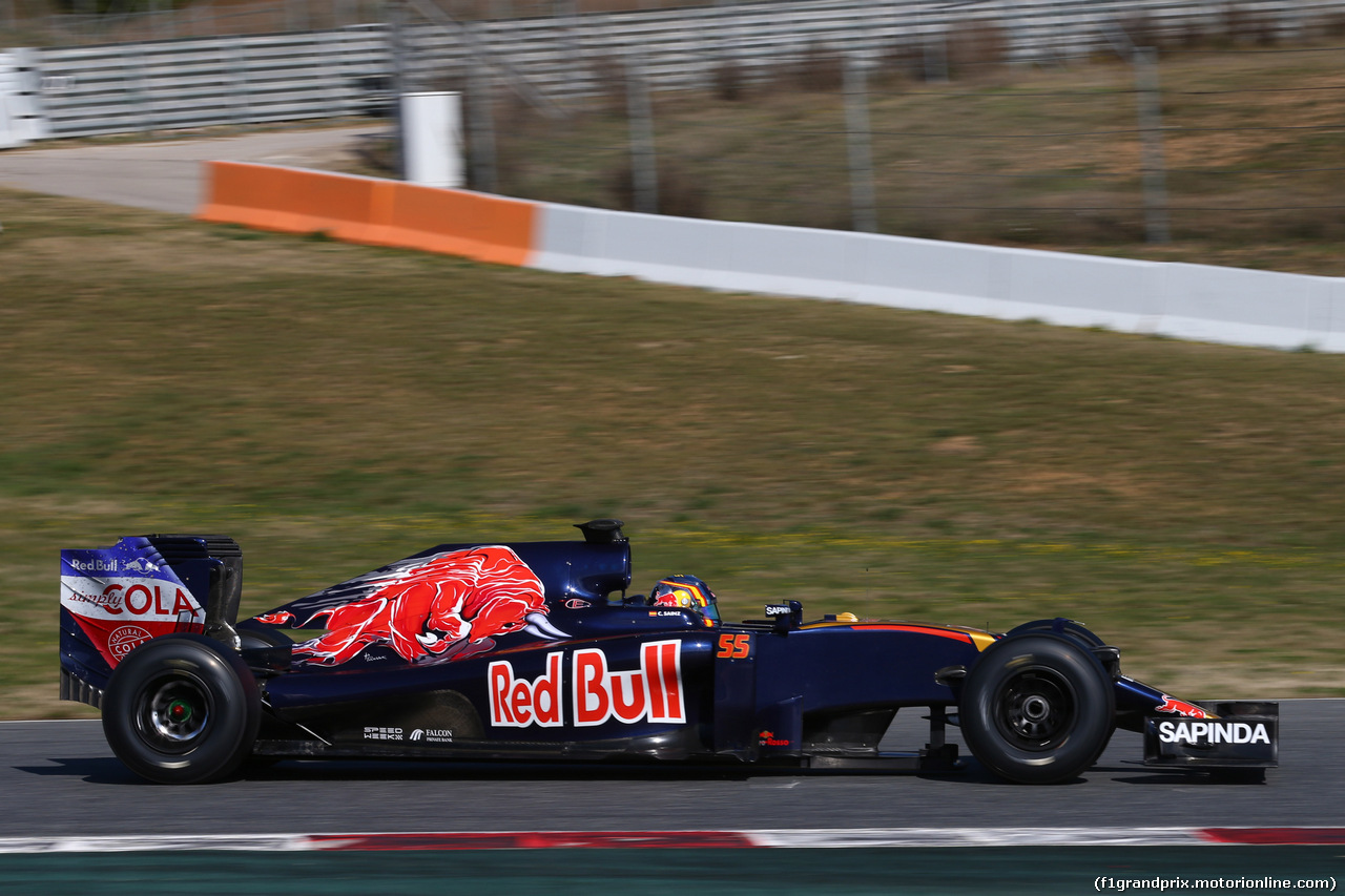 TEST F1 BARCELLONA 2 MARZO, Carlos Sainz Jr (ESP) Scuderia Toro Rosso STR11.
02.03.2016.