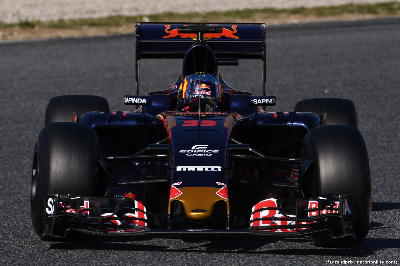 TEST F1 BARCELLONA 2 MARZO, Carlos Sainz Jr (ESP) Scuderia Toro Rosso STR11.
02.03.2016.