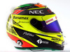 TEST F1 BARCELLONA 3 MARZO, The helmet of Sergio Perez (MEX) Sahara Force India F1.
03.03.2016.