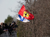 TEST F1 BARCELLONA 3 MARZO, Kimi Raikkonen (FIN) Ferrari fans with flags.
03.03.2016.
