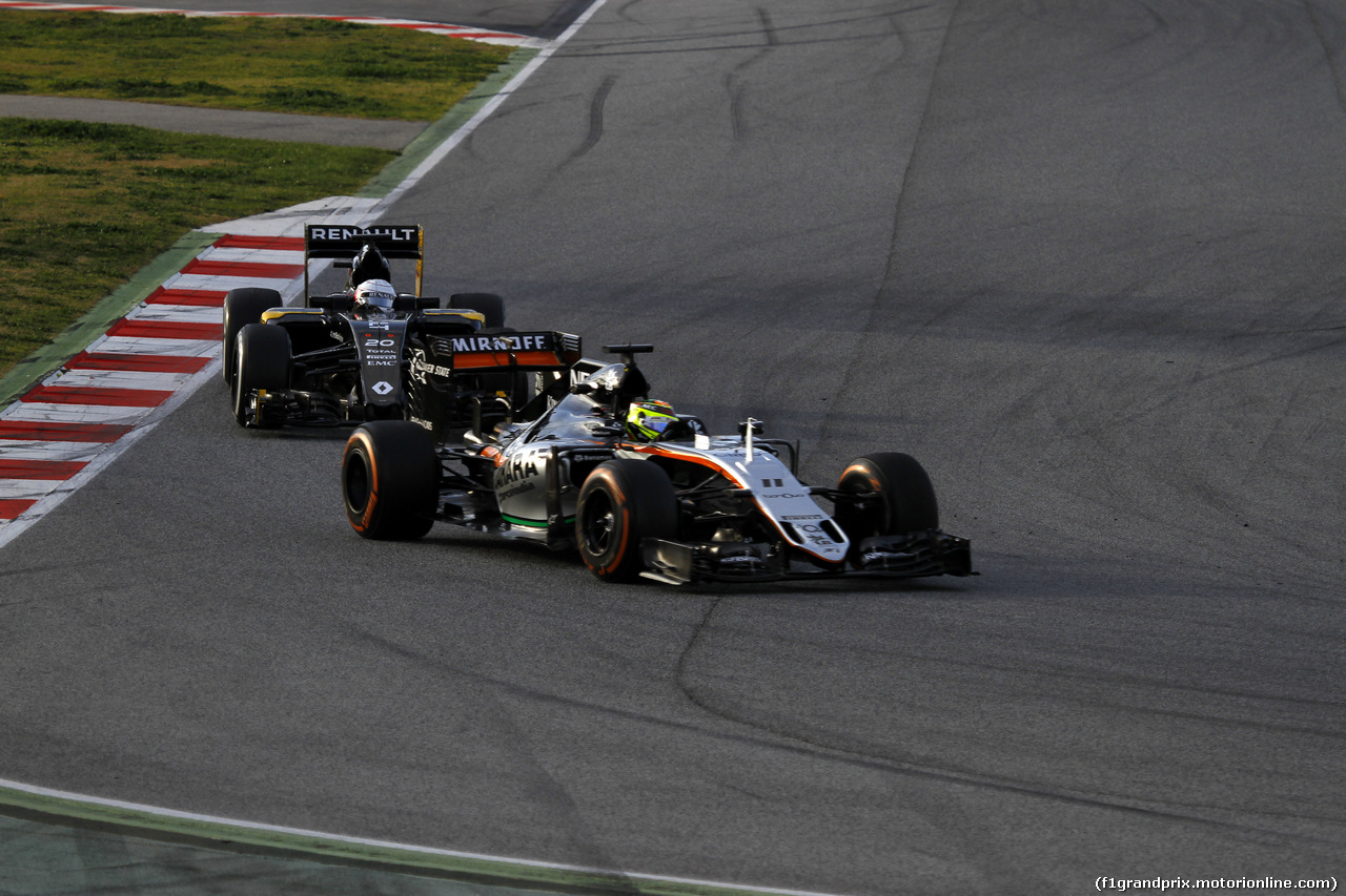TEST F1 BARCELLONA 3 MARZO, Sergio Perez (MEX) Sahara Force India F1 Team VJM09