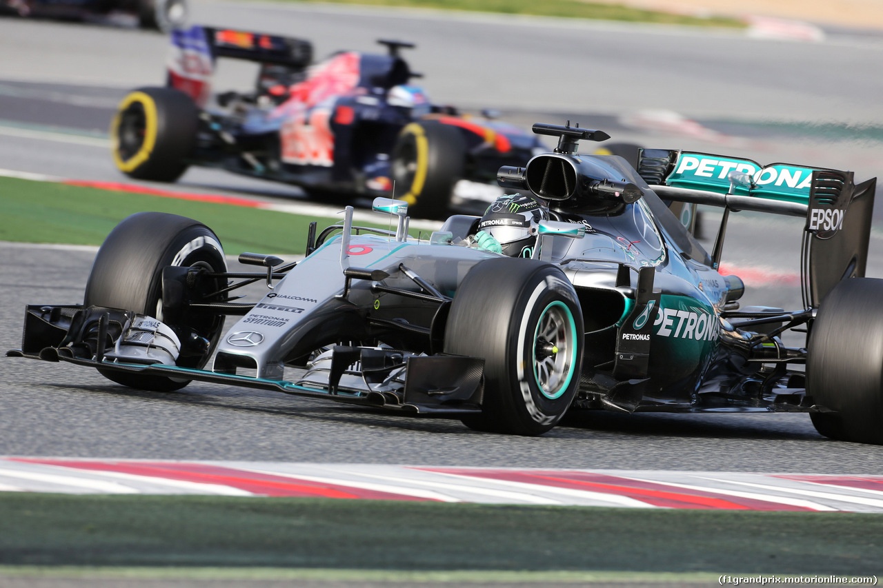 TEST F1 BARCELLONA 3 MARZO, Nico Rosberg (GER) Mercedes AMG F1 W07 Hybrid.
03.03.2016.