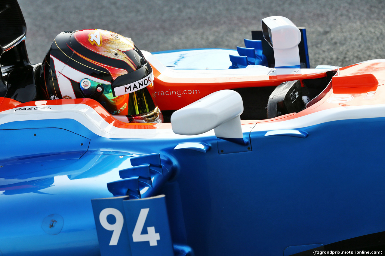 TEST F1 BARCELLONA 3 MARZO, Pascal Wehrlein (GER) Manor Racing MRT05.
03.03.2016.